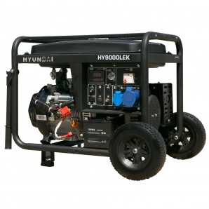Generador Gasolina HY9000LEK-R Potencia máxima 6,6 Kw, Voltaje 230v.