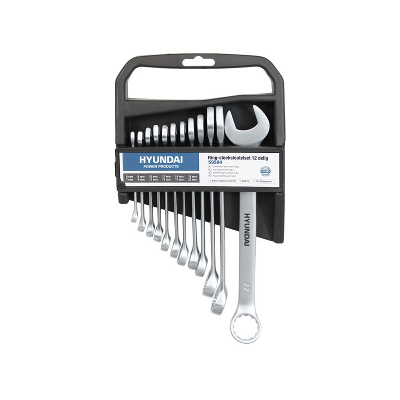 HY-59504 Juego de llaves 12P. 6-22cm