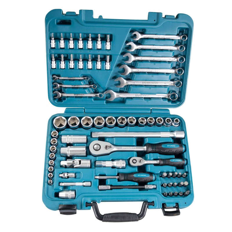 Kit de Herramientas Profesional Hyundai K-70 70 piezas